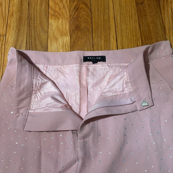 Beulah Rhinestone Pink Mini Skirt - Size Medium - Picture 7 of 9